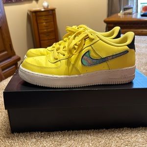 Yellow Nike Air Force 1